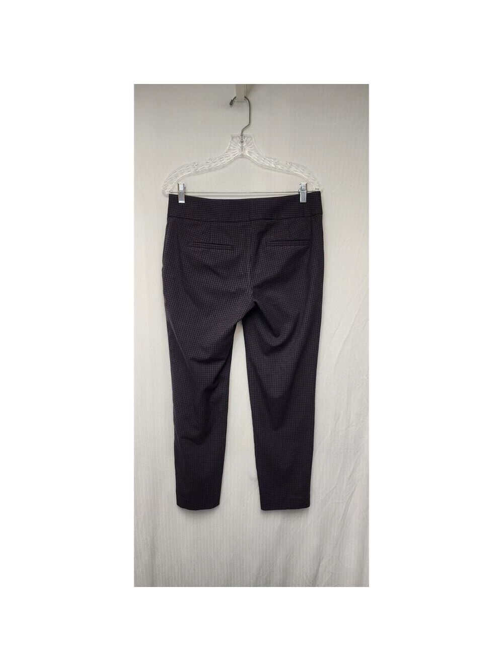 Ann Taylor Loft Marisa Ankle Fit Casual Dress Pants Size 4 Color Black/Red0 - Picture 3 of 7